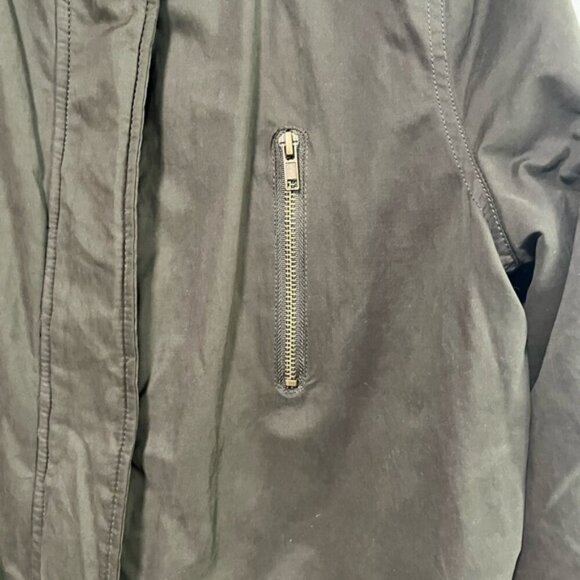 Forever 21 Olive Green Faux Shearling Lined Parka - Size M - Picture 12 of 14